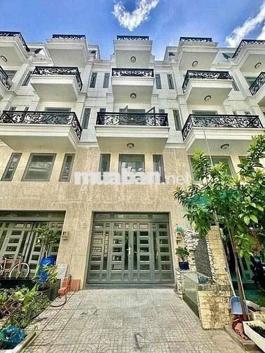 Cho Thuê Nhà Phố Y Hình DT 220m2 1Trệt 1Lửng 3Lầu 4Pn 5Wc Y Như Hình