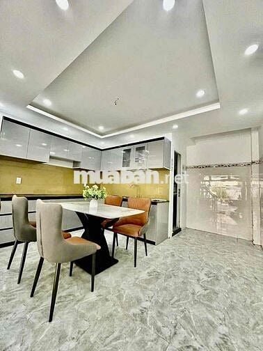 Cho Thuê Nhà Phố Y Hình DT 220m2 1Trệt 1Lửng 3Lầu 4Pn 5Wc Y Như Hình