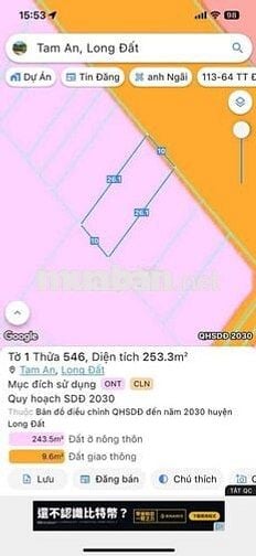 Cần bán gấp lô đất đường chục chính 996c . Đường rộng 24 m giá rẻ nhất