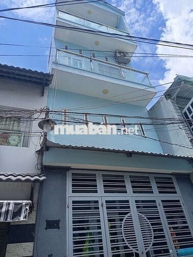 Bán nhà Bình Tân, Đường số 6 khu Tên Lửa 4x12 4 tầng 5,7 tỷ