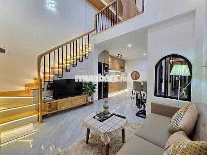 BÁN NHÀ GÁC LỬNG MỚI XÂY – THIẾT KẾ HIỆN ĐẠI