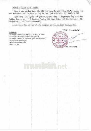 BĐS Phường Tân An, TP. Thủ Dầu Một, Bình Dương (Phú An, TP.HCM)