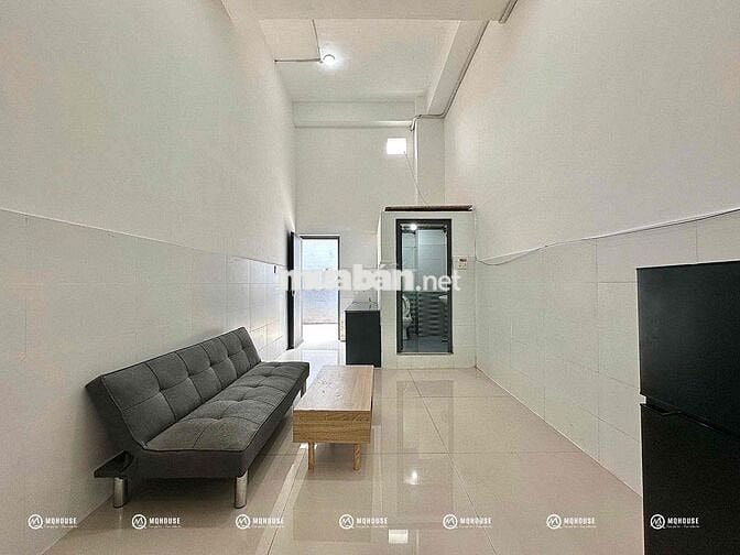 1 trệt 1 lửng full NT, máy giặt riêng, gác cao 3m, phù hợp ở gia đình