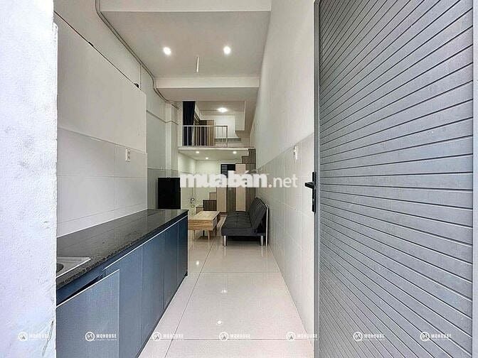 1 trệt 1 lửng full NT, máy giặt riêng, gác cao 3m, phù hợp ở gia đình