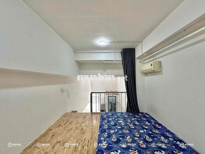 1 trệt 1 lửng full NT, máy giặt riêng, gác cao 3m, phù hợp ở gia đình