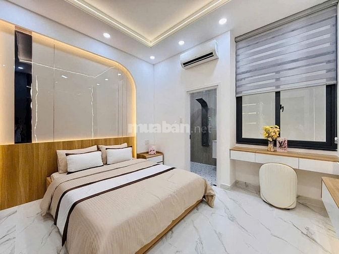 bán nhà SIÊU PHẨM DT 4M X 16M ĐƯỜNG 10M Ô TÔ THÔNG, LÊ VĂN THỌ P,9
