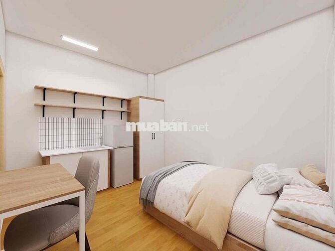 Phòng trọ full nội thất mới xây ngay Điện Biên Phủ - Gần cầu Sài Gòn