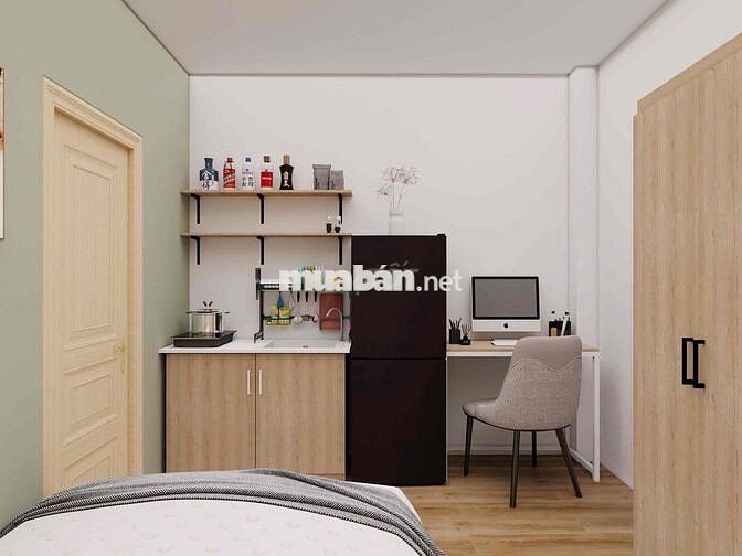 Phòng trọ full nội thất mới xây ngay Điện Biên Phủ - Gần cầu Sài Gòn