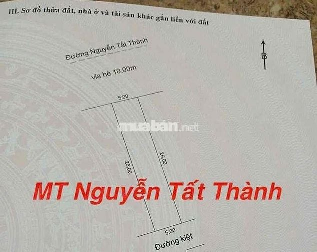Bán lô đất MT Nguyễn Tất Thành Thanh Khê