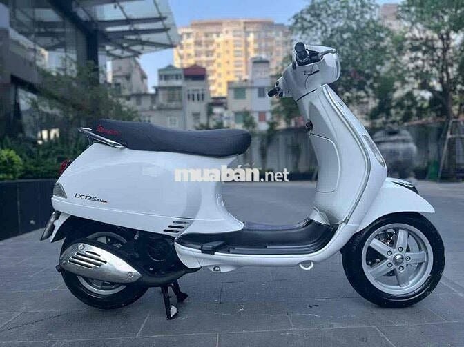 Vespa Lx 124 3vie 2014 màu trắng biển 29L1-31968