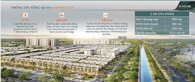 K-Home New City – Không gian sống chuẩn Singapore giữa lòng Bình Dương