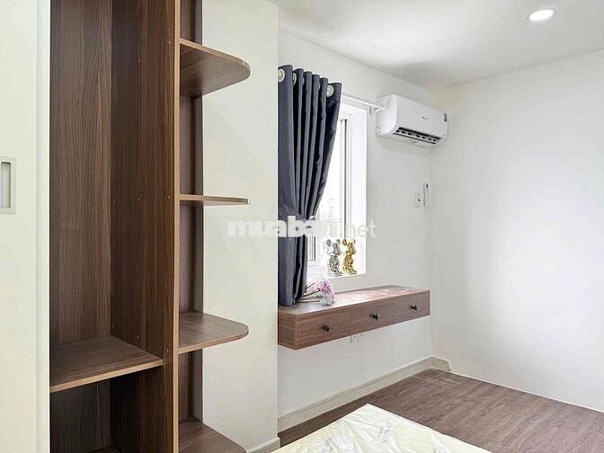 CĂN HỘ TÁCH BẾP 1 PHÒNG NGỦ - PHÒNG KHÁCH - MÁY GIẶT RIÊNG -CỬA SỔ LỚN