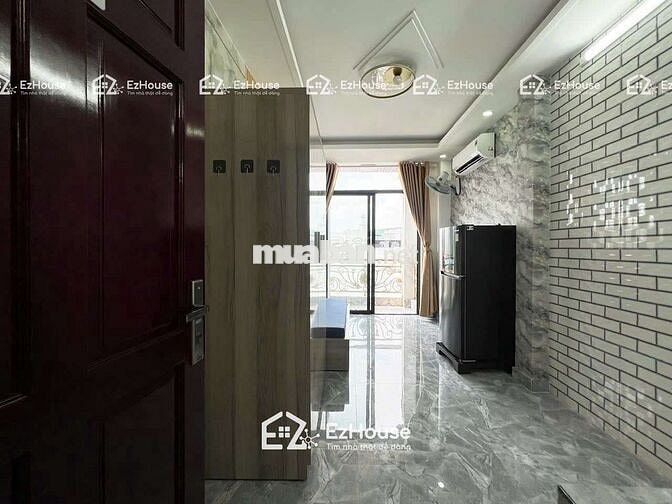 Studio ban công xịn tách bếp - kế chợ & siêu thị