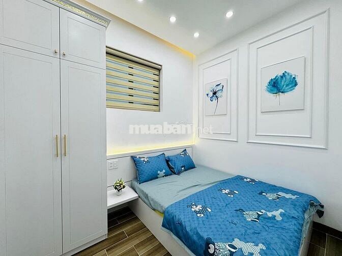 NHỈNH 6 TỶ CÓ NHÀ HẺM XE HƠI- 3 TẦNG MỚI 63M2 NGAY GÒ DẦU