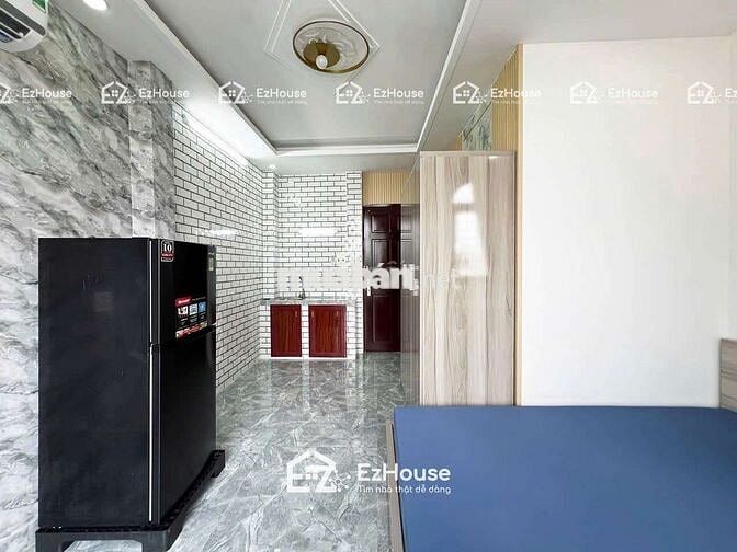 Studio ban công xịn tách bếp - kế chợ & siêu thị