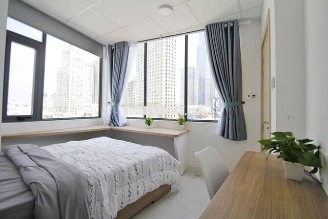 Căn Hộ Full Nội Thất Cửa Sổ Rộng Giáp Q1 Ngay Võ Duy Ninh