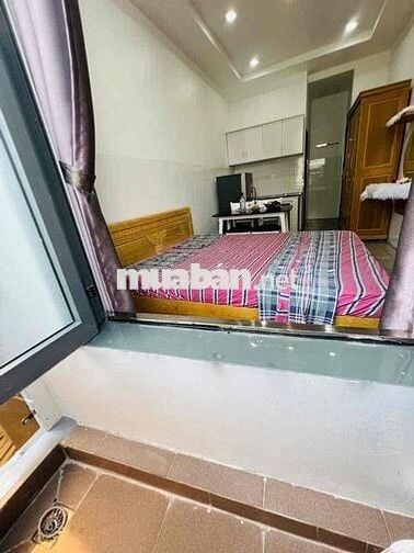 Cho thuê căn hộ Studio Ban công Q4 gần ĐH Luật, ĐH Nguyễn Tất Thành