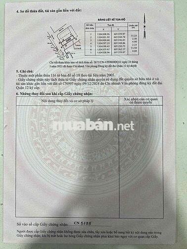 Bán Đất đẹp Tại TX 38, Quận 12