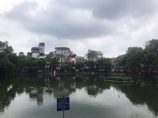 bán đất mặt hồ Bồ Đề Long Biên