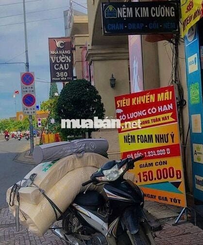Nhà Mặt Tiền Phan Văn Trị 6x13m 4 Tầng Sát Emart - Nhà Hàng Vườn Cau