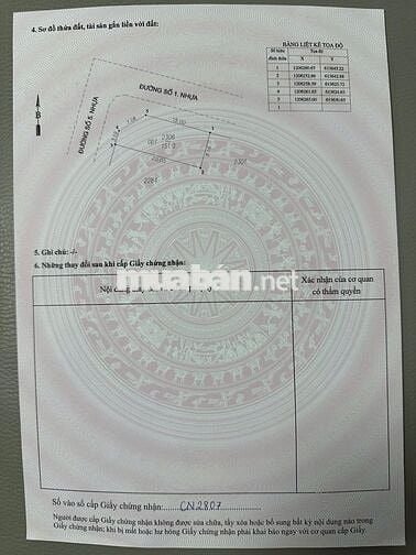 Đất 2 MT 151m2 Khu TĐC Dapark, KP Đông Tác, Tân Đông Hiệp, Dĩ An, BD