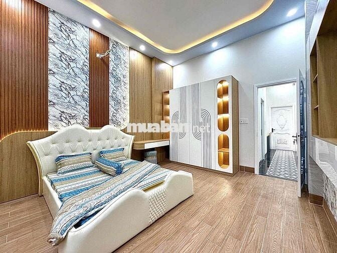 NHÀ ĐẸP KDC CỬU LONG - CÓ PHÒNG NGỦ TRỆT - NỘI THẤT CAO CẤP