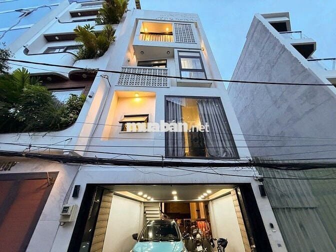 HXH DƯƠNG QUẢNG HÀM P6 GÒ VẤP - 54m2 (4.1 x 13.5) 5 Tầng - GARAGE Ô TÔ