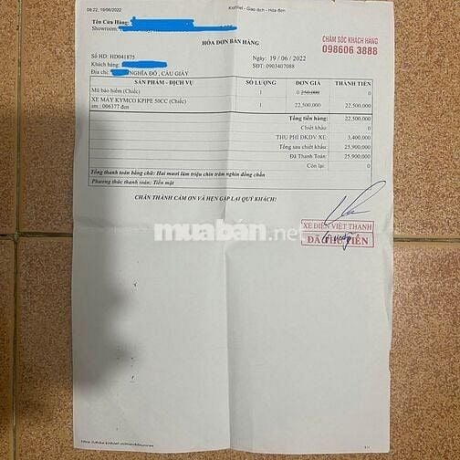 Chính chủ bán xe máy KYMCO màu đen đỏ. 50PP
