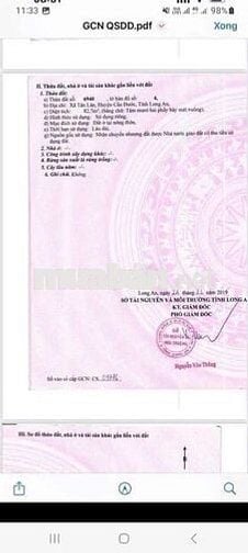 BÁN 86M2 THỔ CƯ MẶT TIỀN NHỰA GẦN CHỢ TRẠM GIÁ 620 TRIỆU
