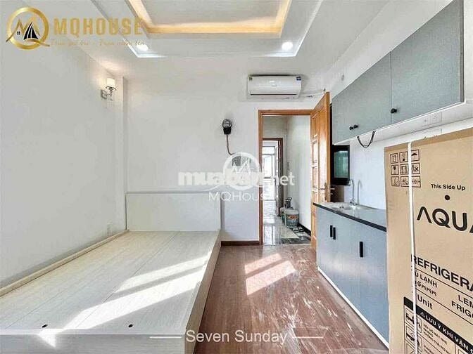 Phòng trọ full nội thất, cửa sổ trời - Đi bộ qua đại học Văn Lang CS3