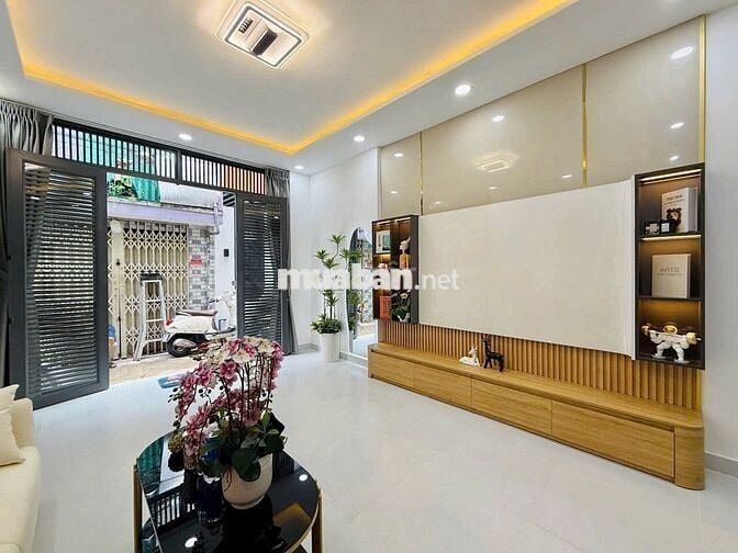 🍀NHÀ MỚI XÂY QUANG TRUNG P11 (Cũ) THÔNG TÂY HỘI - 1 trệt 1 lầu 41.1m2