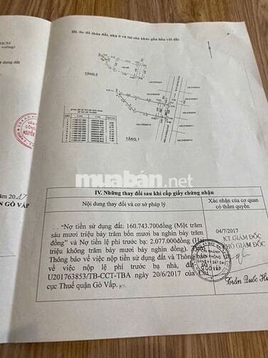 🍀NHÀ MỚI XÂY QUANG TRUNG P11 (Cũ) THÔNG TÂY HỘI - 1 trệt 1 lầu 41.1m2