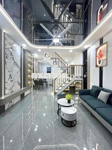 NHÀ ĐẸP NỘI THẤT THIẾT KẾ TINH TẾ  - P8 GV - DTSD 75m2 CHƯA ĐẾN 5 TỎI
