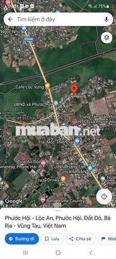 Lô đất tuyệt đẹp mặt tiền đường Phước Hội - Lộc An