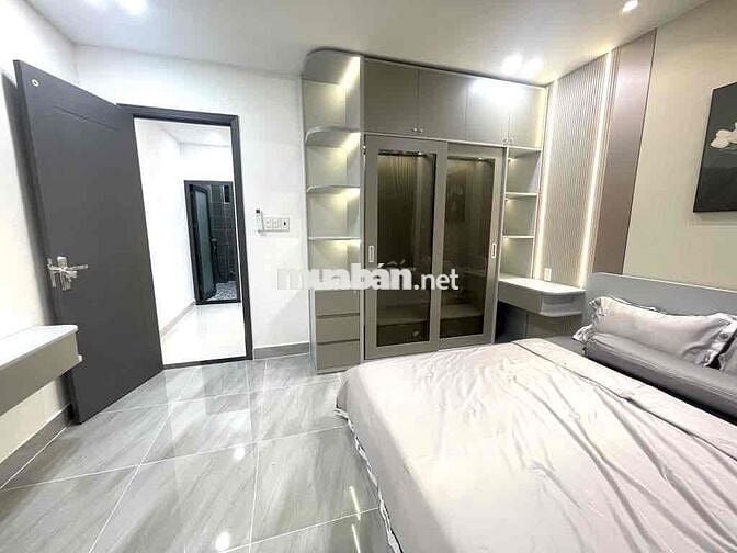 NHÀ ĐẸP NỘI THẤT THIẾT KẾ TINH TẾ  - P8 GV - DTSD 75m2 CHƯA ĐẾN 5 TỎI