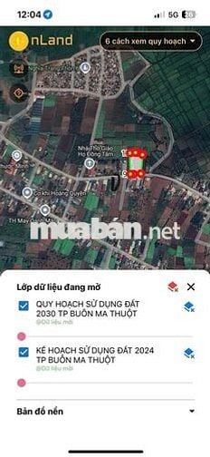 ĐấT Thôn 6 xã hoà phú, phường buôn ma thuột, Đaklak