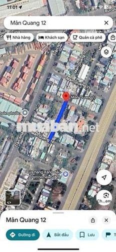 Chủ chào bán lô đất sạch đẹp vuông vắn ngang 6m mặt tiền mân quang 12