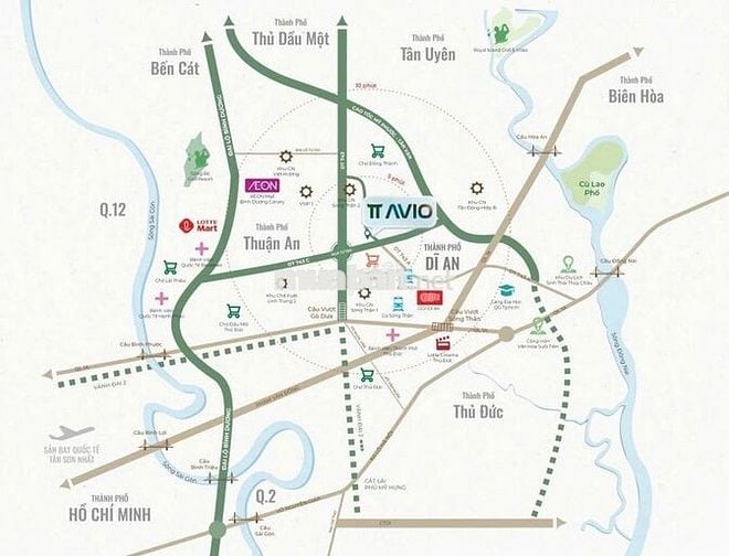 CHỈ 240TR ANH CHỊ SỞ HỮU CĂN HỘ 2PN2WC DỰ ÁN TT AVIO , P.DĨ AN , TPHCM