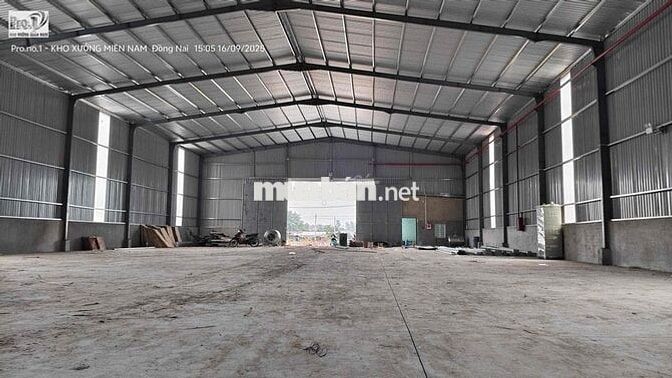 CHO THUÊ KHO XƯỞNG MỚI  Hoàn Thiện, Gần Võ Nguyên Giáp , TRẢNG BOM, ĐỒ