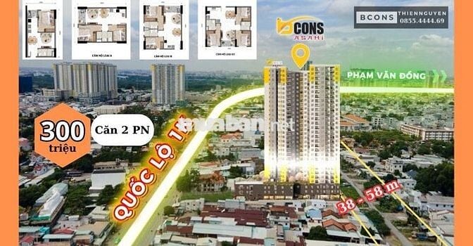 Chỉ 300tr sở hữu căn hộ cao cấp Nhật Bản có 2 mặt tiền đường lớn.