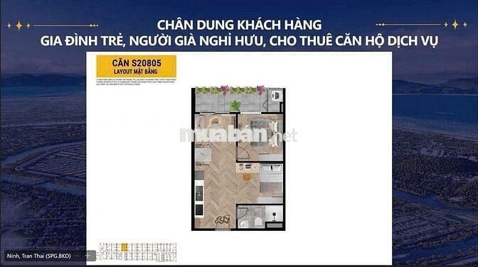 1BR+/54m2 Spana - View sông, pháo hoa - 3.2 tỉ full giá