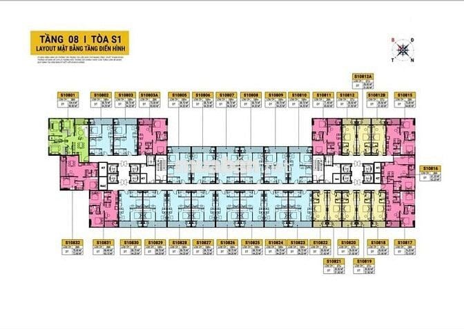 1BR+/54m2 Spana - View sông, pháo hoa - 3.2 tỉ full giá