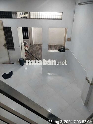 Nhà 11m x 5m, đúc 1 lầu, đường số 27,p6