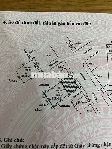 Nhà 1T, 1 lầu, MT đường Thạnh Lộc 29, gần Chợ cầu Đồng, Dt: 6mx13m,