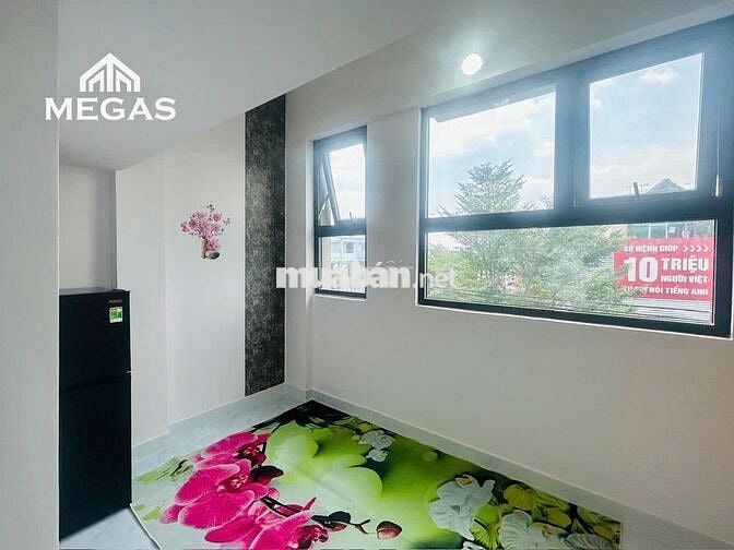 Phòng gác, cửa sổ thoáng, diện tích 25m2- ngay đường Hoàng Diệu 2