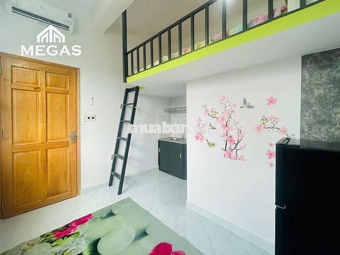 Phòng gác, cửa sổ thoáng, diện tích 25m2- ngay đường Hoàng Diệu 2