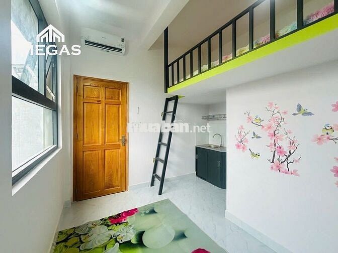 Phòng gác, cửa sổ thoáng, diện tích 25m2- ngay đường Hoàng Diệu 2