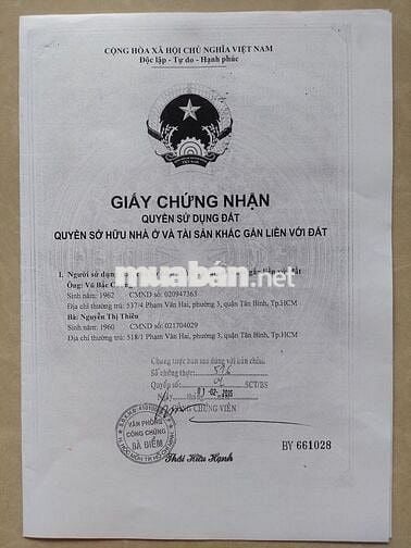 GIẢM SỐC 400 TRIỆU NHÀ HXH NGUYỄN ẢNH THỦ DT 115M, 4 PN CHỈ 5.8 TỶ