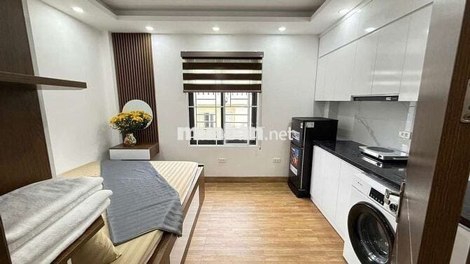Cho thuê CCMN 25m2 Full đồ. Máy giặt, cửa sổ thoáng tại Thành Công