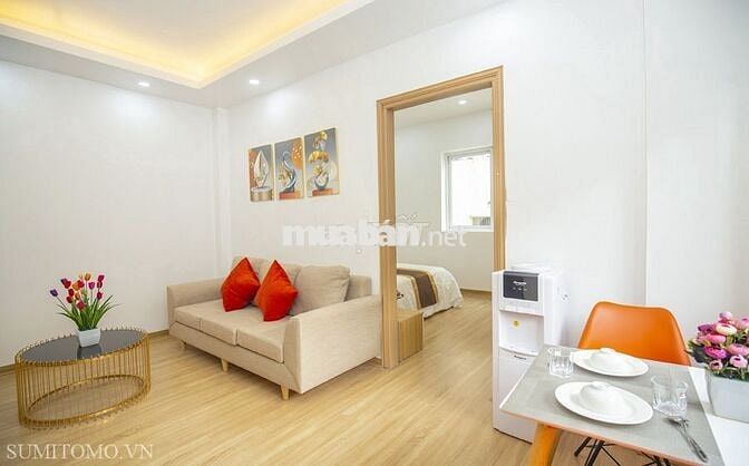 CHO THUÊ CĂN HỘ DỊCH VỤ 1 PHÒNG NGỦ TẠI PHỐ LINH LANG